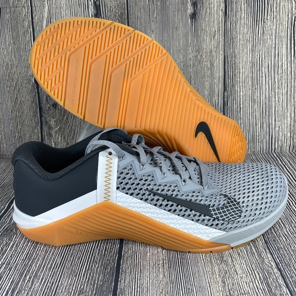 Nike Other - Nike Metcon 6 Smoke Grey/Gum/Black/White training shoes Mens 12 CK9388-009